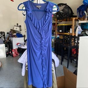 Jessica Howard Royal Ruffle Blue Dress 4P